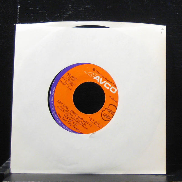 Van McCoy - The Hustle / Hey Girl, Come And Get It 7" VG+ AV-4653 Vinyl 45 - Shuga Records