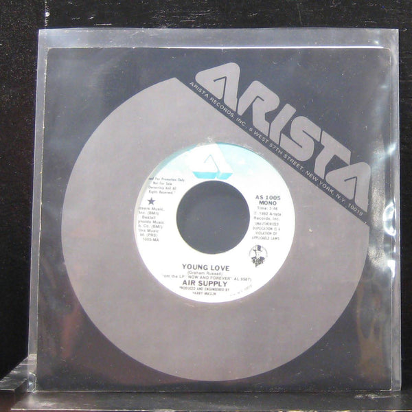 Air Supply - Young Love / Young Love 7" Mint- AS 1005 Vinyl 45 Promo - Shuga Records