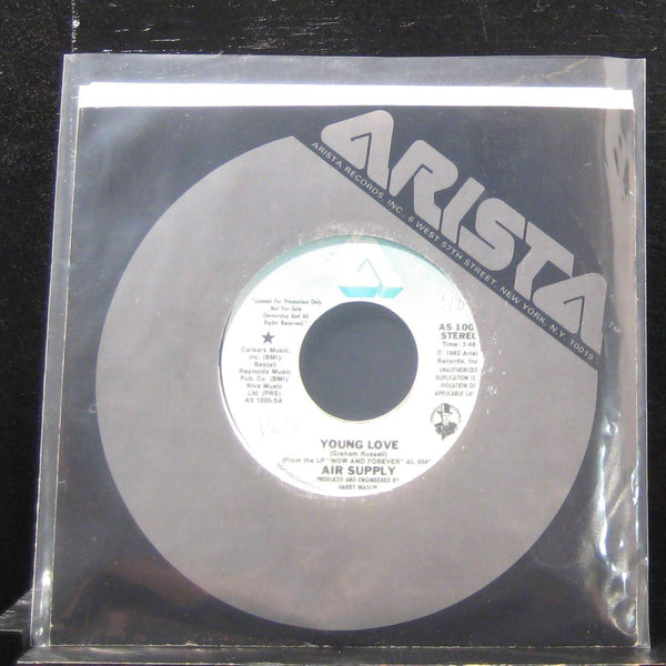 Air Supply - Young Love / Young Love 7" Mint- AS 1005 Vinyl 45 Promo - Shuga Records