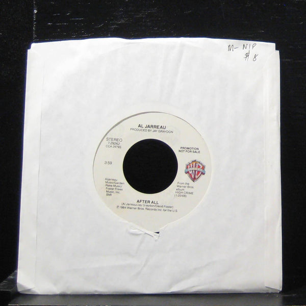 Al Jarreau - After All / After All 7" Mint- 7-29262 Vinyl 45 Warner Bros 1984 - Shuga Records