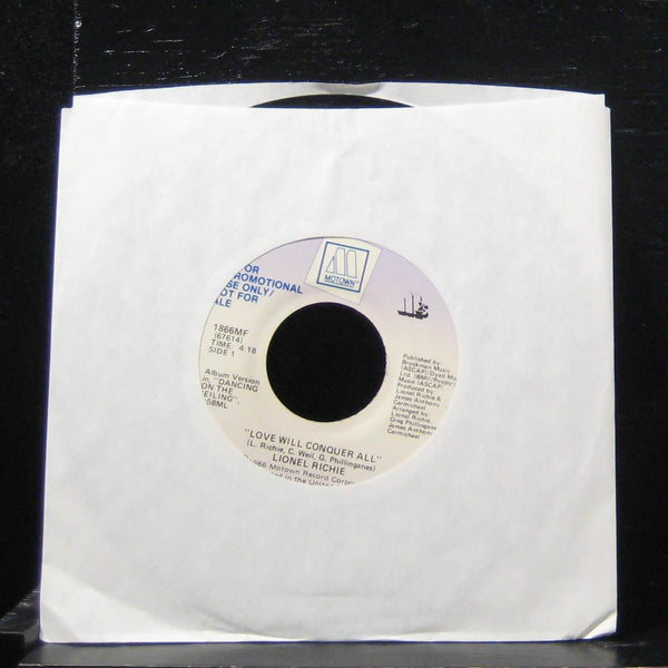 Lionel Richie - Love Will Conquer All 7" VG+ 1866MF Vinyl 45 Promo Motown 1986 - Shuga Records