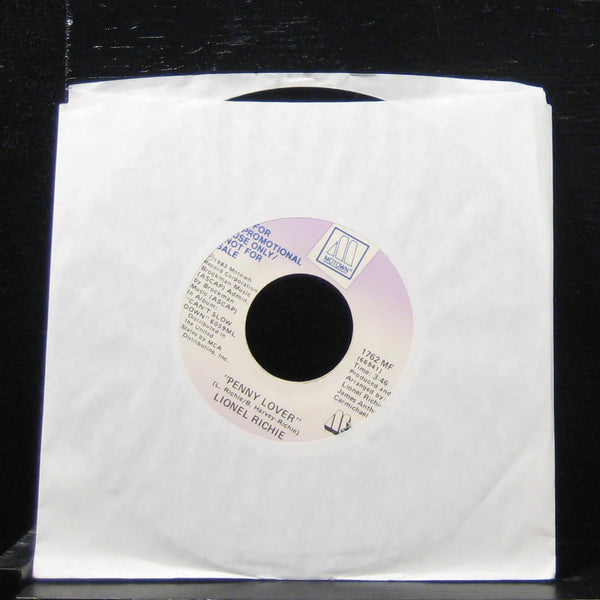Lionel Richie - Penny Lover / Penny Lover 7" Mint- 1762MF Vinyl 45 Promo - Shuga Records