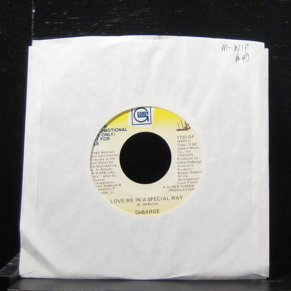DeBarge - Love Me In A Special Way 7" Mint- 1723 GF  Vinyl 45 Promo Gordy - Shuga Records