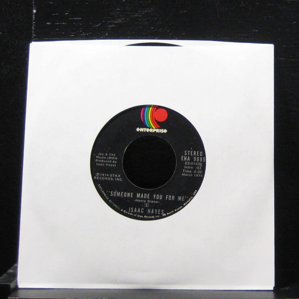 Isaac Hayes - Wonderful  Someone Made You For Me 7" VG ENA 9095 Vinyl 45 - Shuga Records