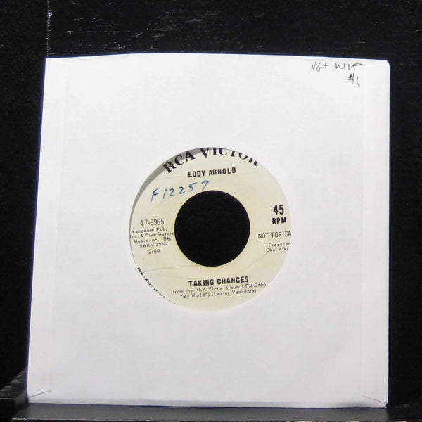 Eddy Arnold - Somebody Like Me / Taking Chances 7" VG+ 47-8965 Vinyl 45 Promo - Shuga Records