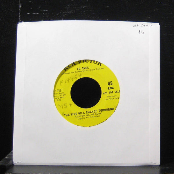 Ed Ames - The Wind Will Change Tomorrow 7" VG+ 45-9517 Vinyl 45 Promo - Shuga Records