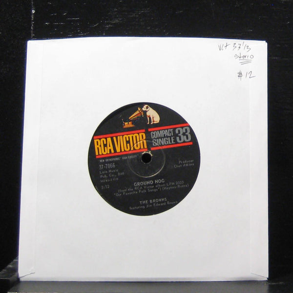 The Brown - Angel's Dolly / Ground Hog 7" VG+ 37-7866 Vinyl 45 RCA - Shuga Records