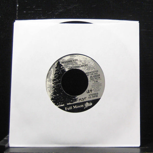 Dan Fogelberg - Missing You / Missing You 7" Mint- 34-03289 Vinyl 45 Promo - Shuga Records