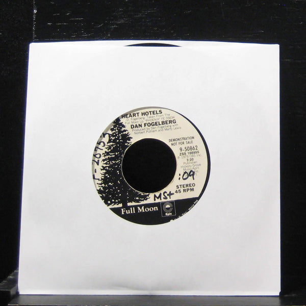 Dan Fogelberg - Heart Hotels / Heart Hotels 7" VG+ 9-50862 Vinyl 45 Promo - Shuga Records