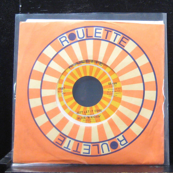 Alive N Kickin - Just Let It Come 7" Mint- R-7087 Vinyl 45 Roulette 1970 - Shuga Records