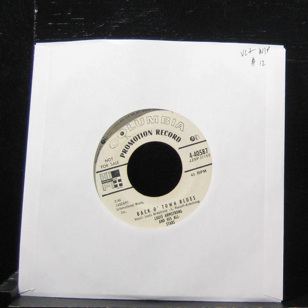 Louis Armstrong - Mack The Knife / Back O Town Blues 7" VG+ 4-40587 Vinyl 45 WLP - Shuga Records