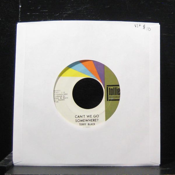 Terry Black Can't We Go Somewhere? / Unless You Care 7" VG+ T-9026 Vinyl 45 - Shuga Records