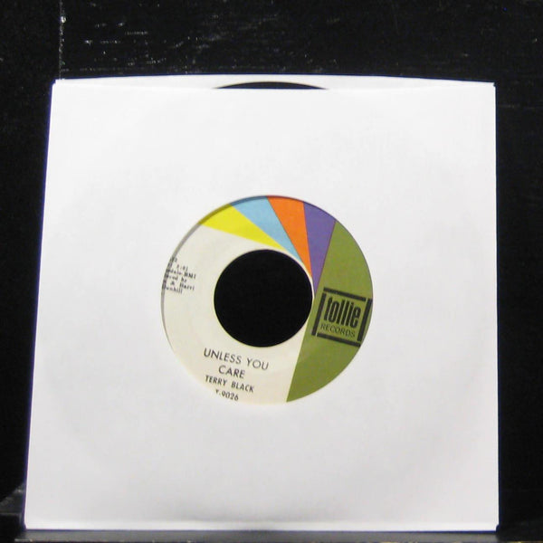 Terry Black Can't We Go Somewhere? / Unless You Care 7" VG+ T-9026 Vinyl 45 - Shuga Records