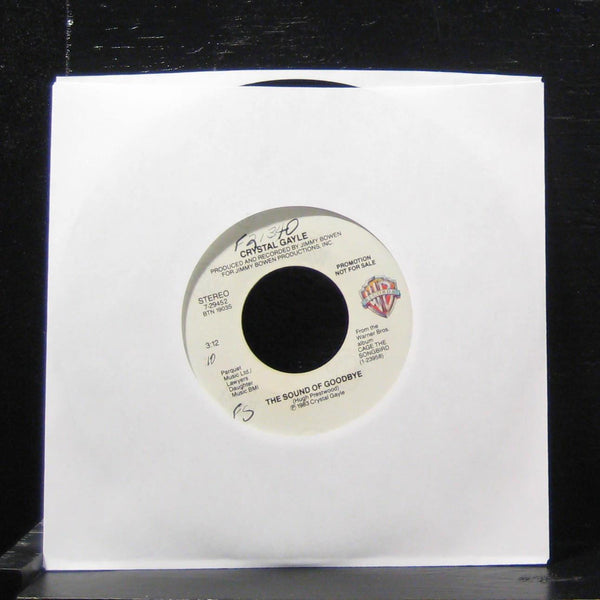 Crystal Gayle - The Sound Of Goodbye 7" Mint- 7-29452 Vinyl 45 Promo - Shuga Records