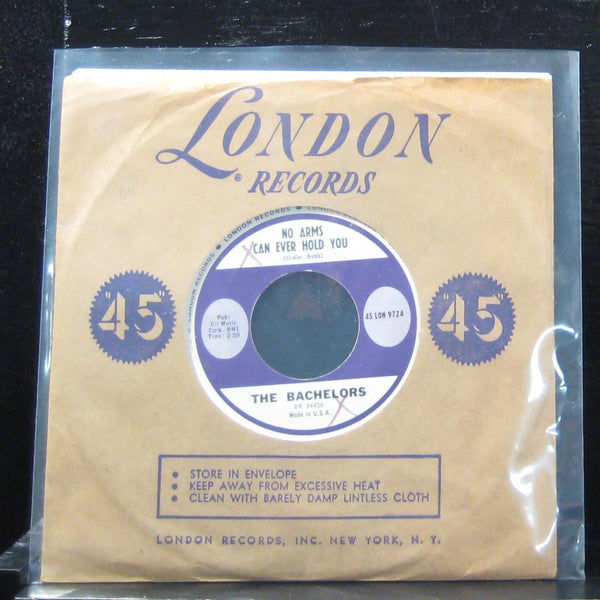 The Bachelors - No Arms Can Ever Hold You 7" VG+ 45 LON 9724 Vinyl 45 - Shuga Records