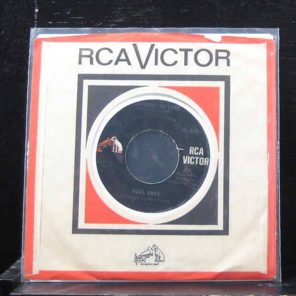 Paul Anka - This Crazy World / Goodnight My Love 7" VG+ 47-9648 Vinyl 45 - Shuga Records