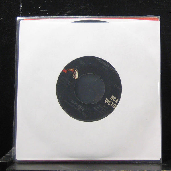 Paul Anka - This Crazy World / Goodnight My Love 7" VG+ 47-9648 Vinyl 45 - Shuga Records