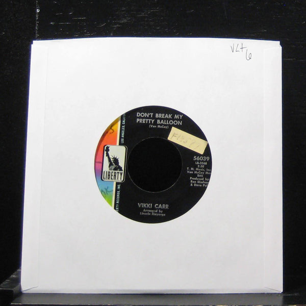 Vikki Carr - Don't Break My Pretty Balloon 7" VG+ 56039 Vinyl 45 Liberty - Shuga Records