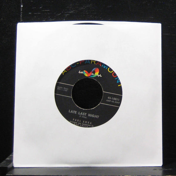 Paul Anka - I Miss You so / Late Last Night 7" VG+ 45-10011 Vinyl 45 - Shuga Records
