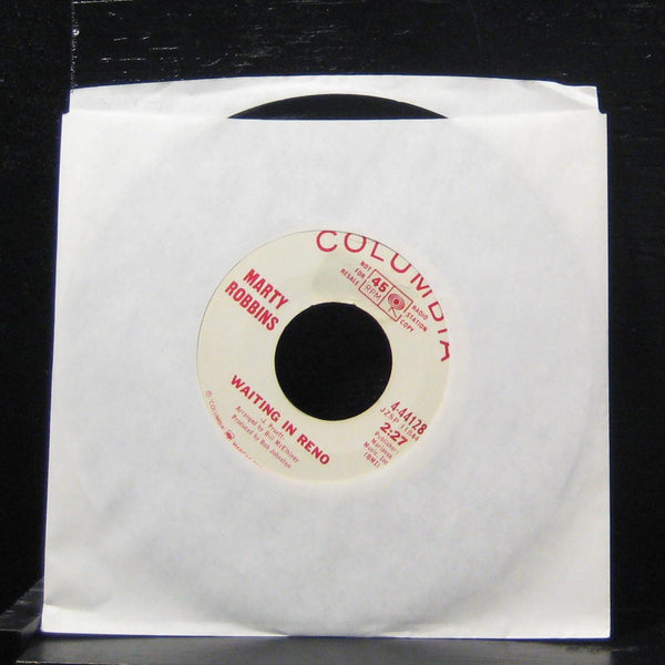 Marty Robbins - Tonight Carmen / Waiting In Reno 7" VG+ 4-44128 Vinyl 45 Promo - Shuga Records