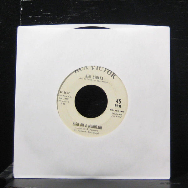 Neil Sedaka - The World Through A Tear 7" VG+ 47-8637 Vinyl 45 Promo RCA - Shuga Records