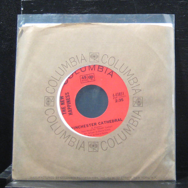 The New Happiness - Winchester Cathedral 7" VG+ 4-43851 Vinyl 45 Columbia - Shuga Records