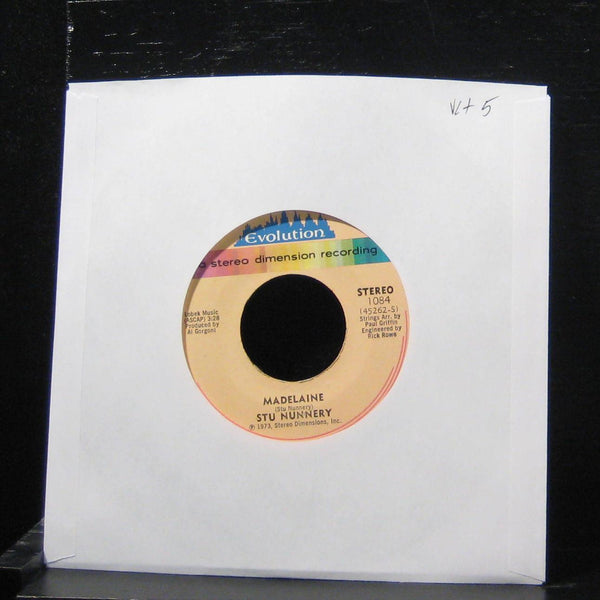 Stu Nunnery - Madelaine / Sally From Syracuse 7" VG+ 1084 Vinyl 45 - Shuga Records