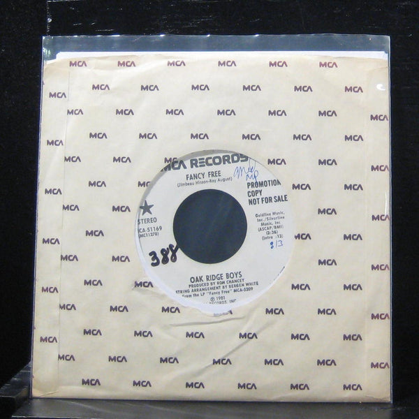 Oak Ridge Boys - Fancy Free / Fancy Free 7" VG+ MCA-51169 Vinyl 45 Promo - Shuga Records