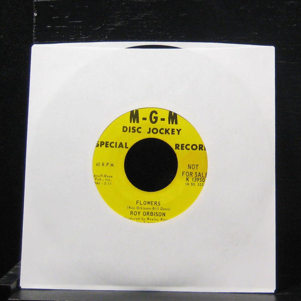 Roy Orbison - Walk On / Flowers 7" VG+ K 13950 Vinyl 45 Promo 1968 MGM - Shuga Records