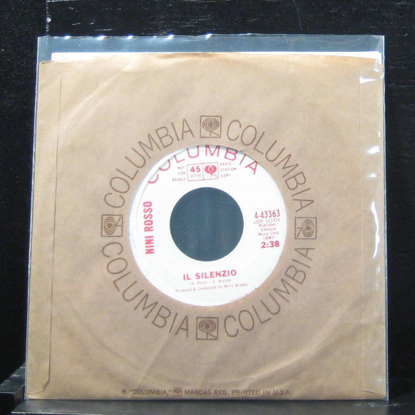 Nini Rosso - Il Silenzio / Via Caracciolo 7" VG+ 4-43363 Vinyl 45 Promo - Shuga Records