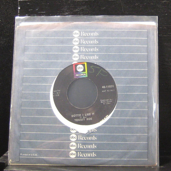Tommy Roe - Dottie I Like It / Soft Words 7" VG+ 45-11039 Vinyl 45 ABC 1968 - Shuga Records