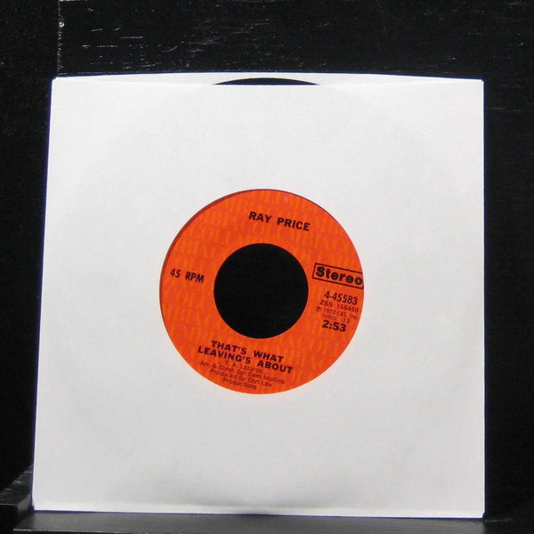 Ray Price The Lonesomest Lonesome 7" VG+ 4-45583 Vinyl 45 Columbia - Shuga Records
