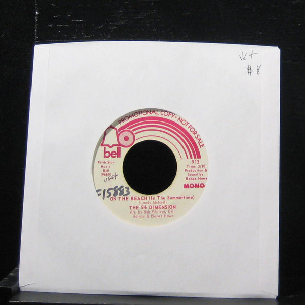 The 5th Dimension - On The Beach (In The Summertime) 7" VG+ 913 Vinyl 45 - Shuga Records