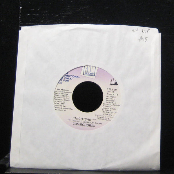 Commodores - Nightshift / Nightshift 7" VG+ 1773 MF Vinyl 45 Motown Promo - Shuga Records