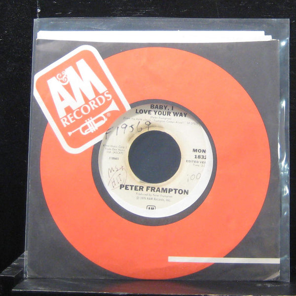 Peter Frampton - Baby, I Love Your Way 7" VG+ 1832-S Vinyl 45 Promo A&M - Shuga Records