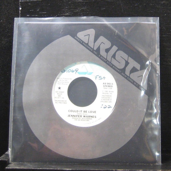 Jennifer Warnes - Could It Be Love 7" VG+ AS 0611 Vinyl 45 Promo - Shuga Records