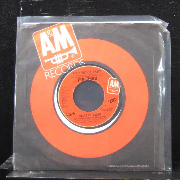 Supertramp - My Kind Of Lady / Know Who You Are 7" VG+ 2517-S Vinyl 45 Promo - Shuga Records