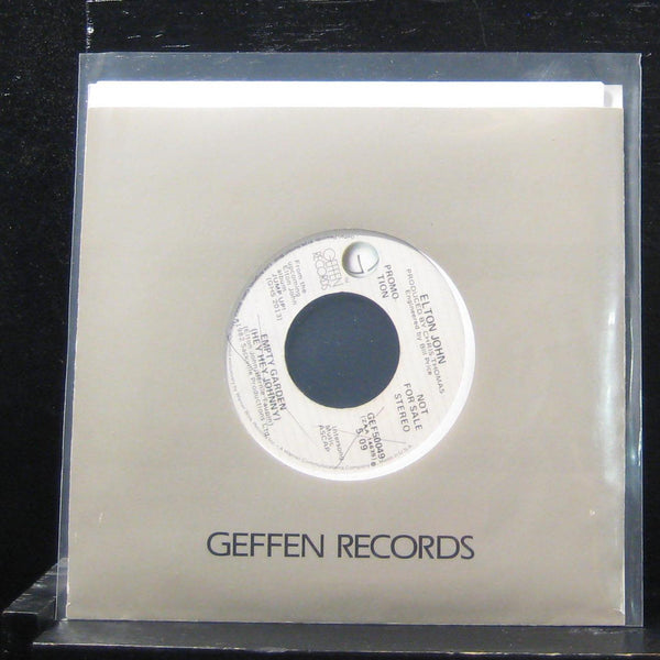 Elton John - Empty Garden (Hey Hey Johnny) 7" VG+ GEF50049 Vinyl 45 Promo - Shuga Records