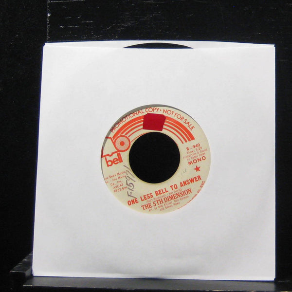 The 5th Dimension - One Less Bell To Answer 7" VG+ B-940 Vinyl 45 Promo - Shuga Records