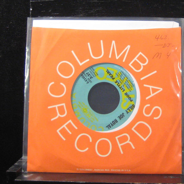 Billy Joe Royal - Poor Little Pearl 7" VG+ 4-45406 Vinyl 45 Promo Columbia - Shuga Records