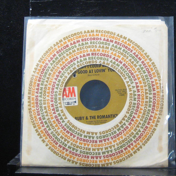 Ruby & The Romantics - Hurting Each Other 7" VG+ 1042 Vinyl 45 A&M - Shuga Records