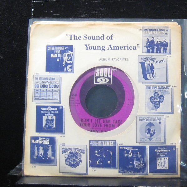 Jimmy Ruffin - Don't Let Him Take Your Love From Me 7" VG+ S-35406 Vinyl 45 - Shuga Records