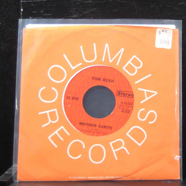 Tom Rush - Mother Earth / Wind On The Water 7" Mint- 4-45584 Vinyl 45 - Shuga Records