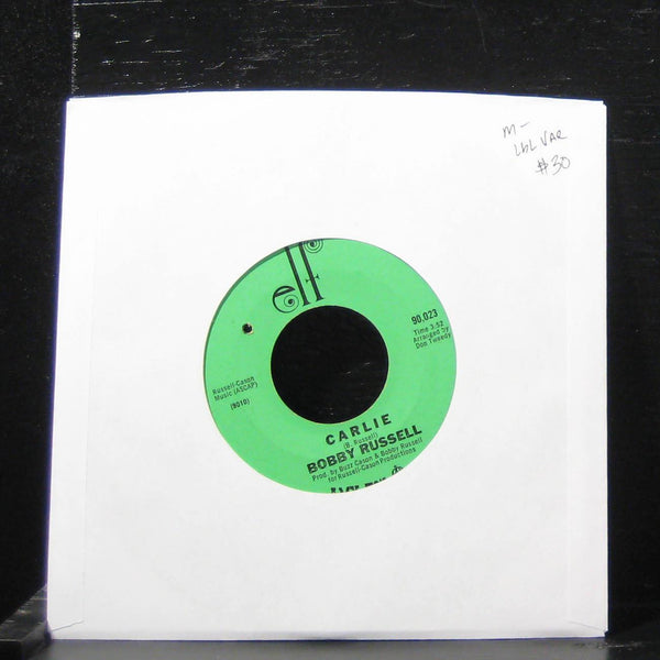 Bobby Russell - Carlie / Ain't Society Great 7" Mint- 90,023 Vinyl 45 Variant - Shuga Records