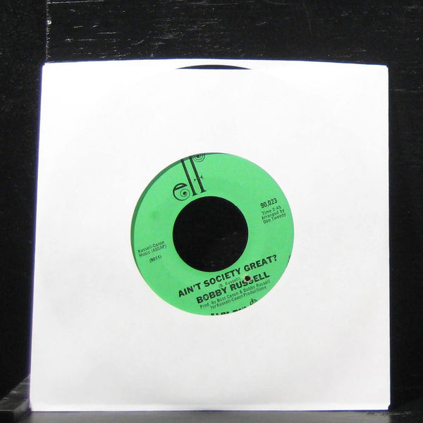 Bobby Russell - Carlie / Ain't Society Great 7" Mint- 90,023 Vinyl 45 Variant - Shuga Records