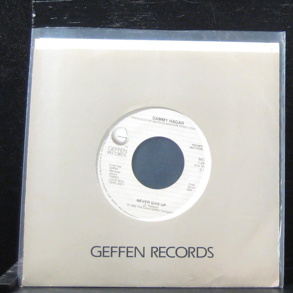 Sammy Hagar - Never Give Up  Mono / Stereo 7" VG+ 7-29718 Vinyl 45 Promo - Shuga Records