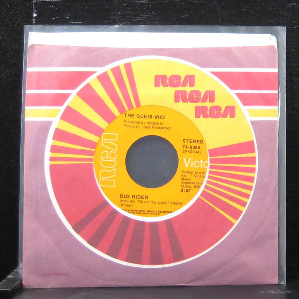 The Guess Who - Share The Land / Bus Rider 7" VG+ 74-0388 Vinyl 45 - Shuga Records