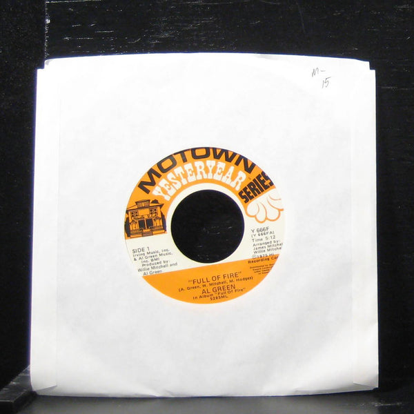 Al Green - Full Of Fire / L-O-V-E 7" Mint- Y 666F Vinyl 45 Motown - Shuga Records