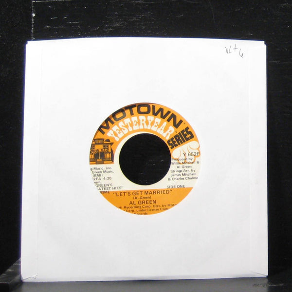 Al Green - Let's Get Married / So Good To Be Here 7" VG+ Y 645F Vinyl 45 - Shuga Records