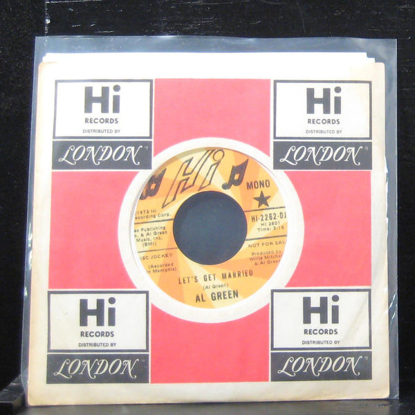 Al Green - Let's Get Married / Let's Get Married 7" VG+ HI-2262 Vinyl 45 Promo - Shuga Records